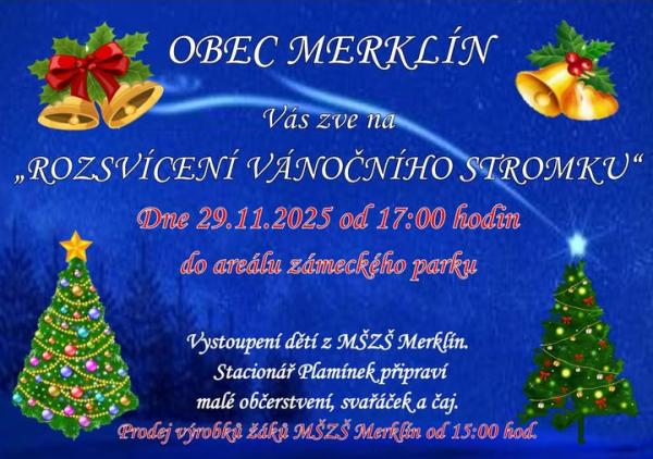 rozsvícení vánočního stromu