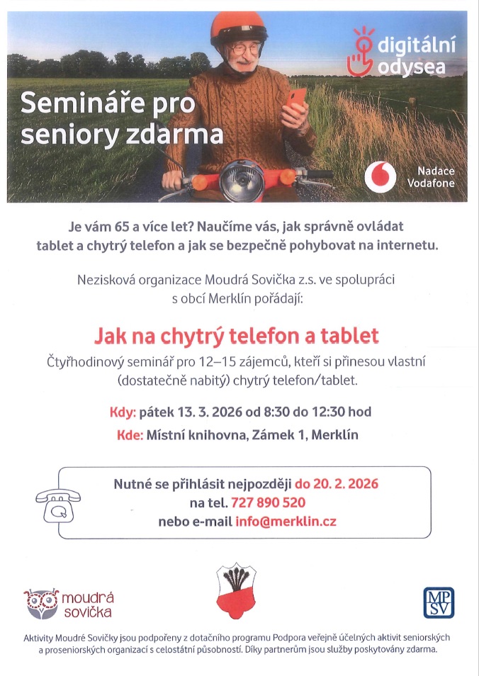 semináře pro&nbsp;seniory